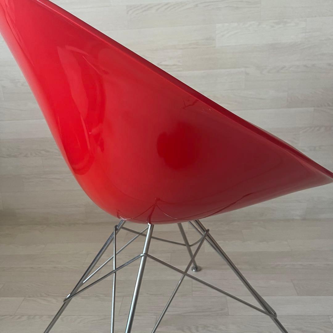 【希少色・廃盤】Kartell カルテル エロエス チェア 椅子 4本脚 赤