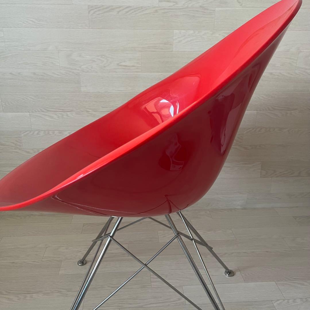 【希少色・廃盤】Kartell カルテル エロエス チェア 椅子 4本脚 赤