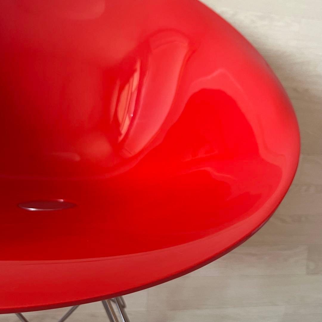 【希少色・廃盤】Kartell カルテル エロエス チェア 椅子 4本脚 赤