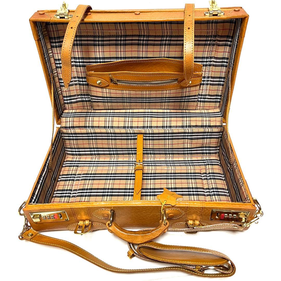 ★美品★LEAVES リーブス★レザートランク★豚革★本革★ショルダーバッグ★