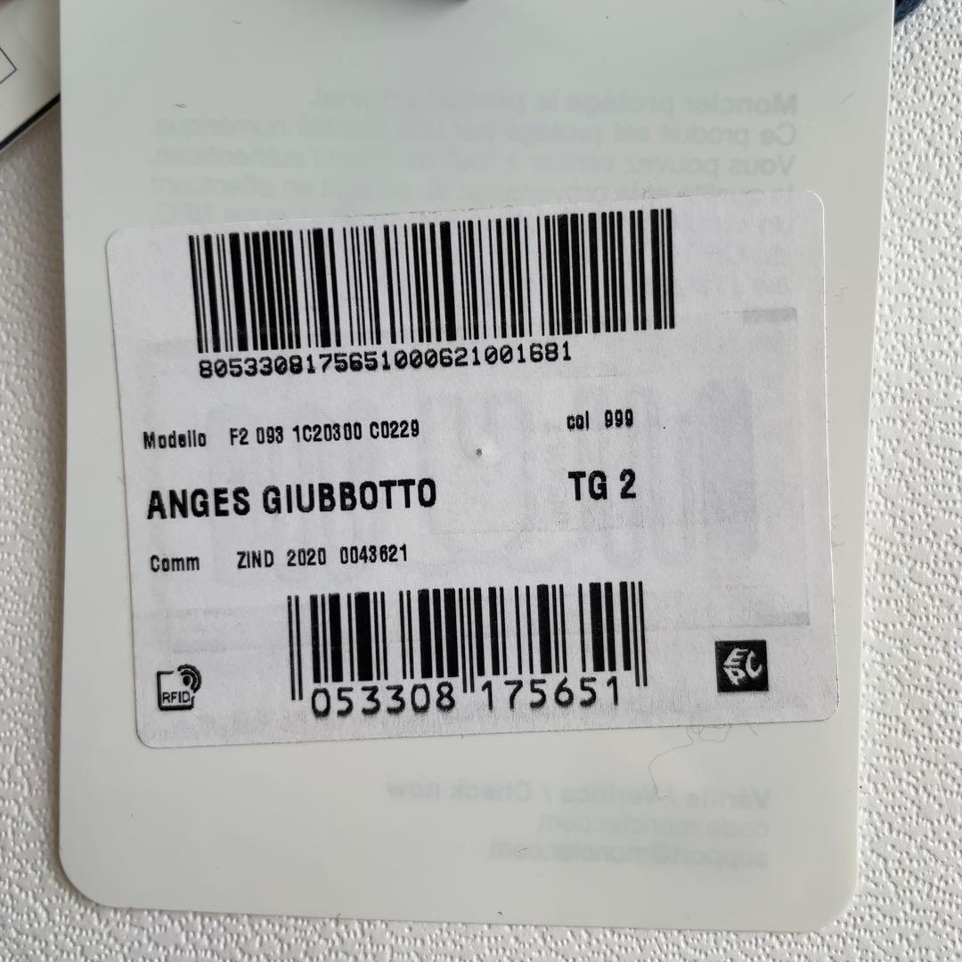 MONCLER モンクレールANGES GIUBBOTTO ブラック ２ 美品