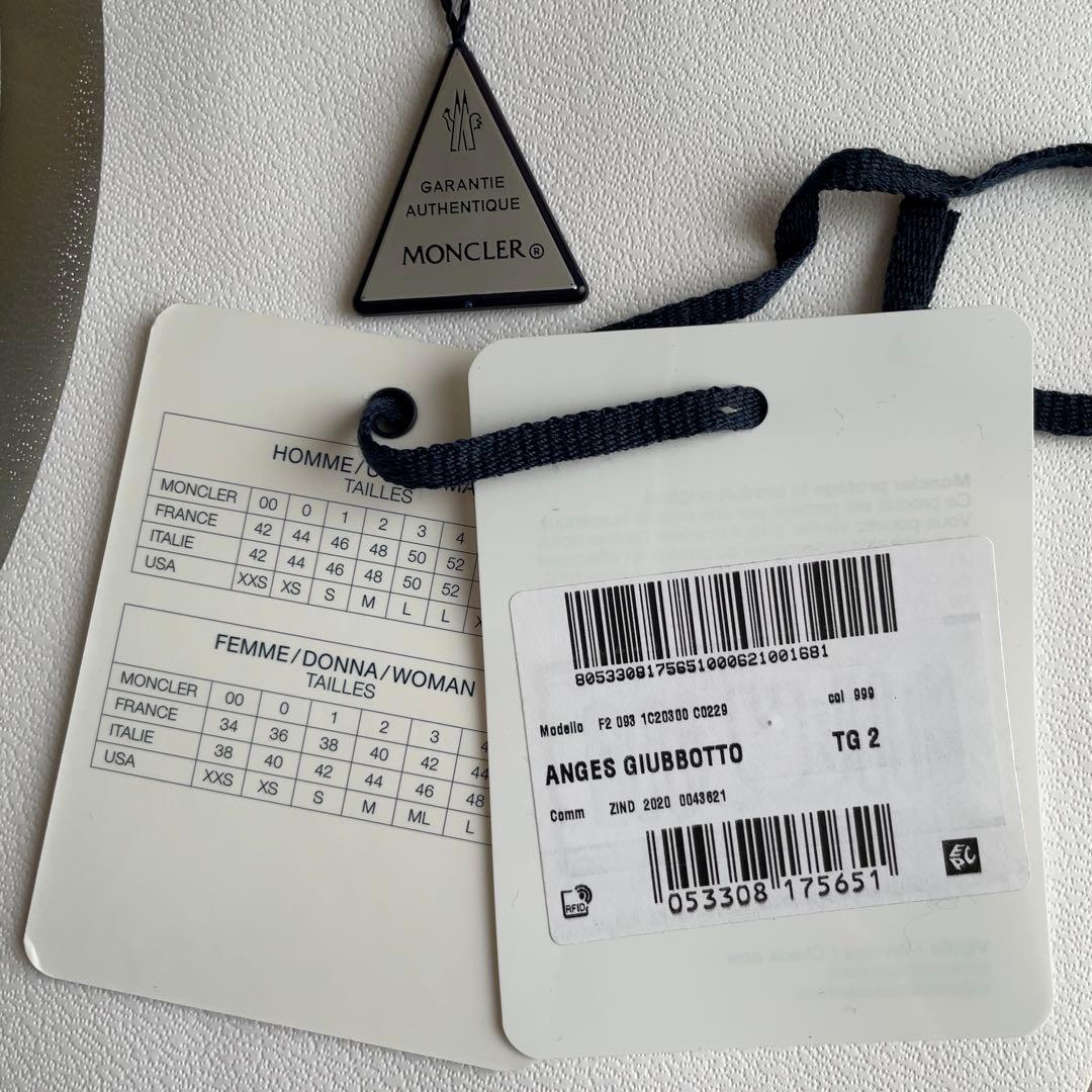 MONCLER モンクレールANGES GIUBBOTTO ブラック ２ 美品