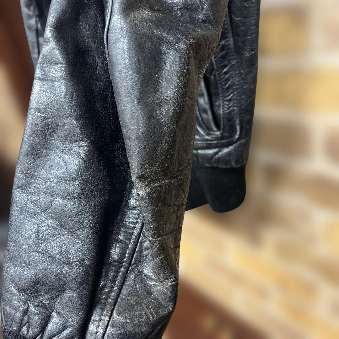 K*）様 Schott G-1 黒 レザー フライトジャケット