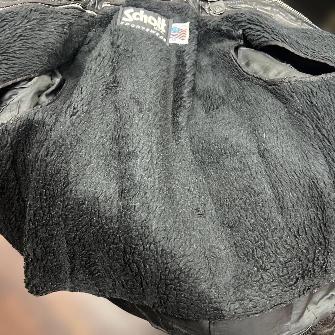 K*）様 Schott G-1 黒 レザー フライトジャケット