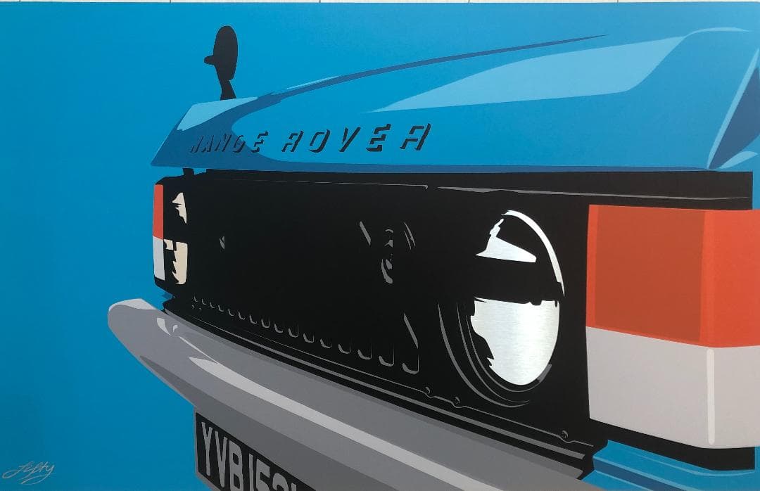 レンジローバー５０周年 記念アート 1/1970 希少 新品