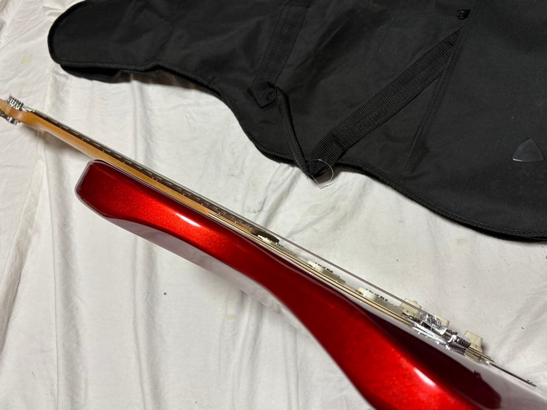 Legend エレキギター　ストラト　キャンディアップルレッド1926-02-1