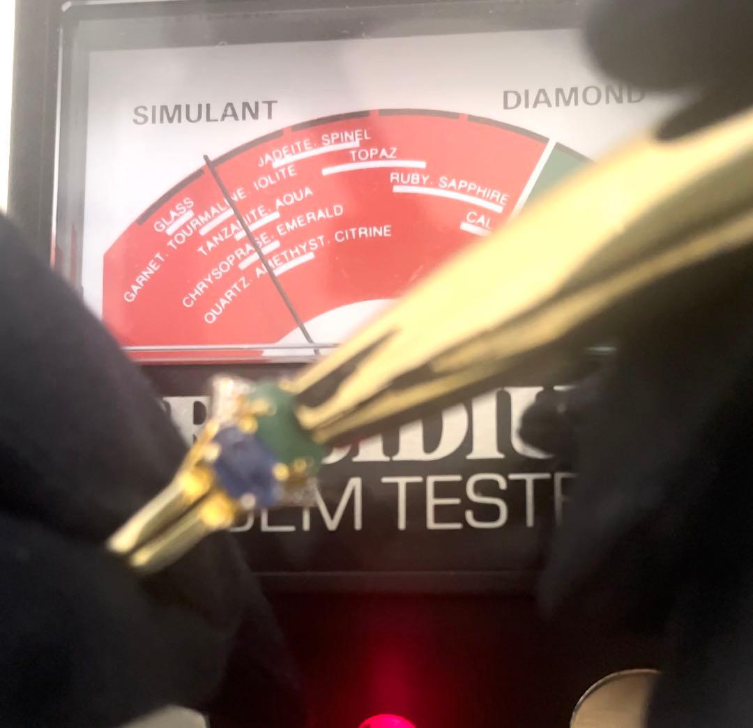 ＊14Kgf 天然エメラルド&ダイヤモンドリング natural emerald