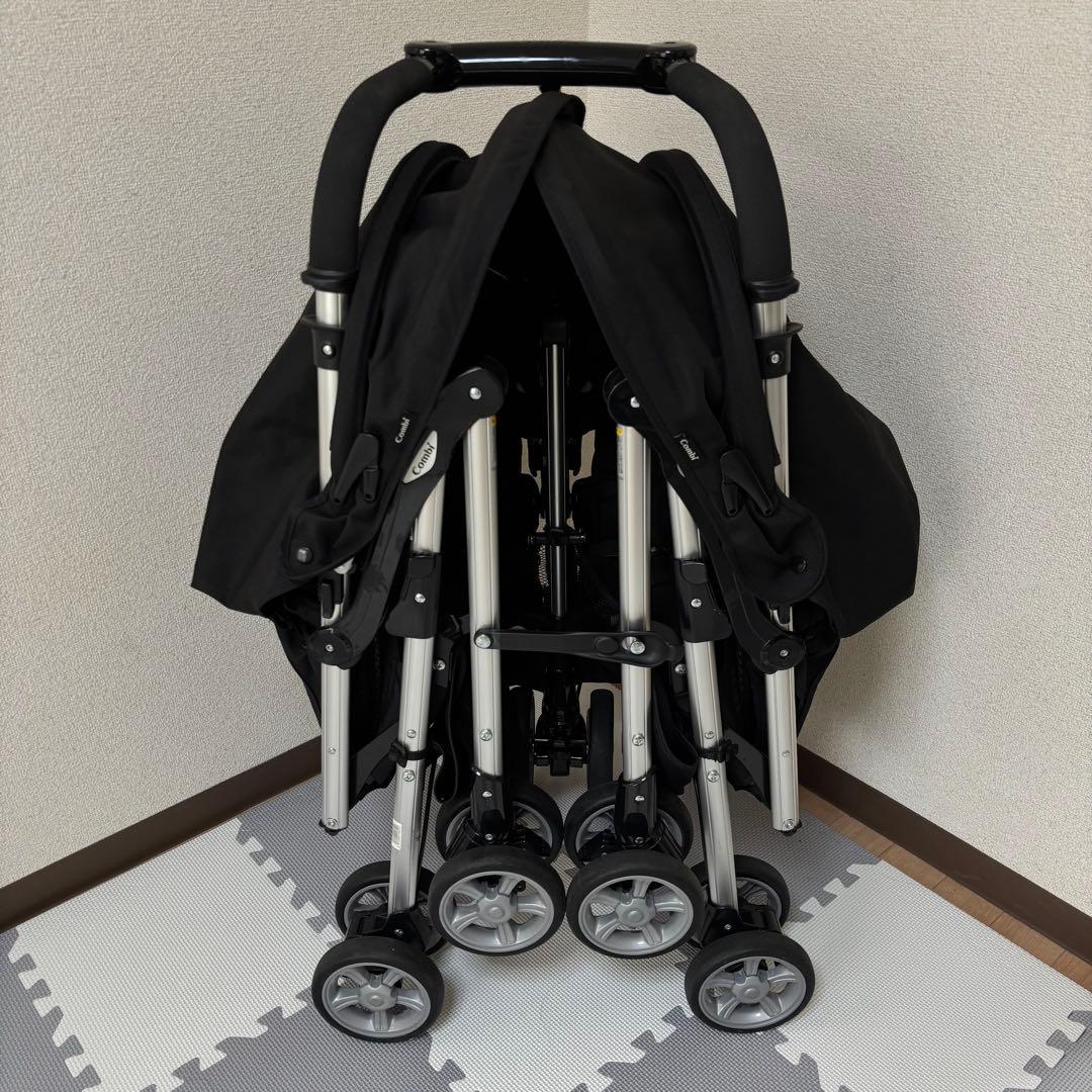 Combi コンビ　ツインスピンGC 2人乗りベビーカー　双子
