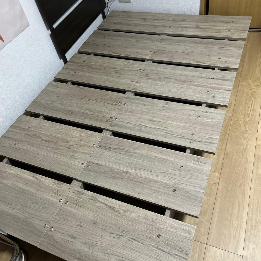 美品 ステージベットフレーム シングル 2口コンセント付き