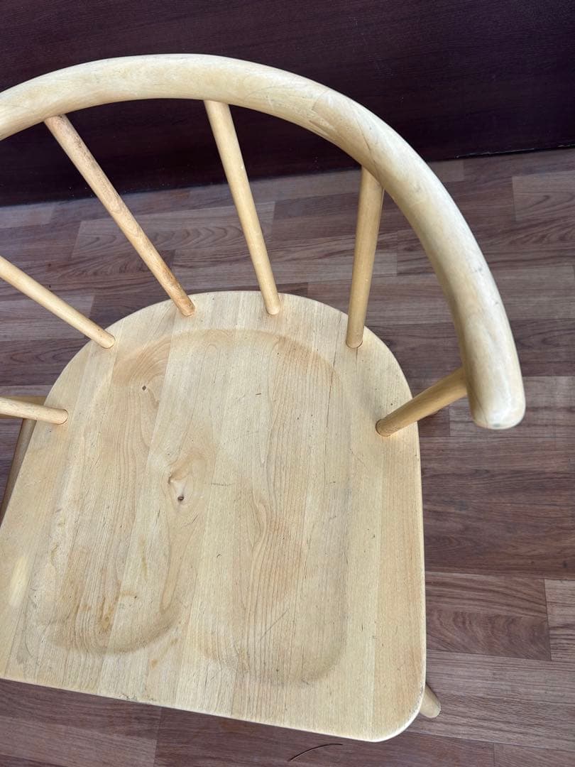 708 モモナチュラル　momo ナチュラル北欧風　ウッドチェア　2脚セット可