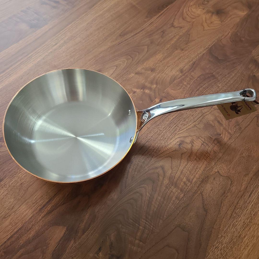 【ラスト！】蓋付属de Buyer IH可24cm銅ソテーパン