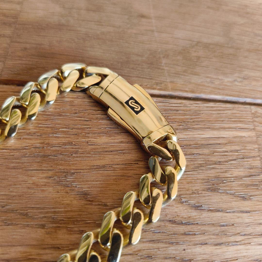 極太10Kゴールドネックレス（中空）