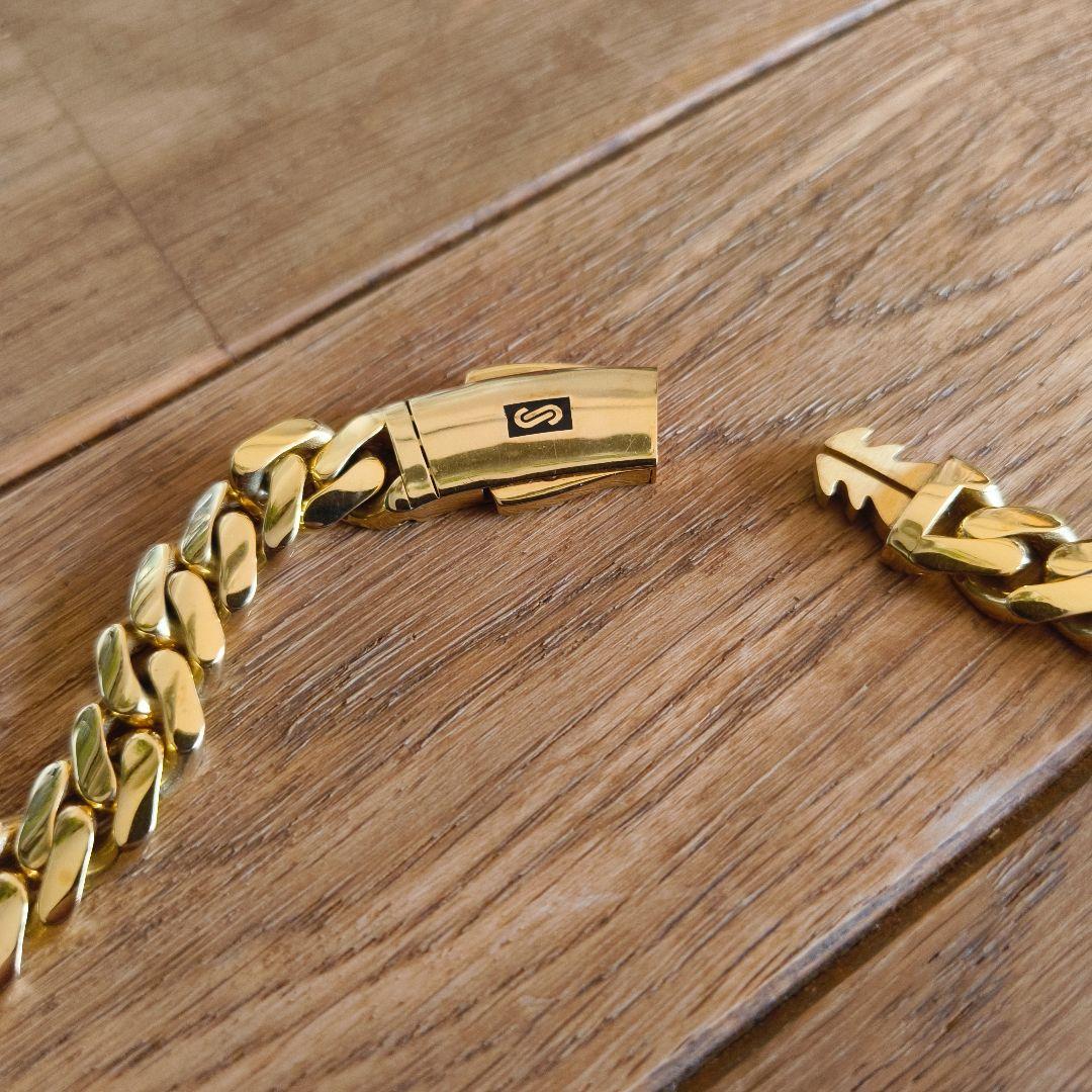 極太10Kゴールドネックレス（中空）