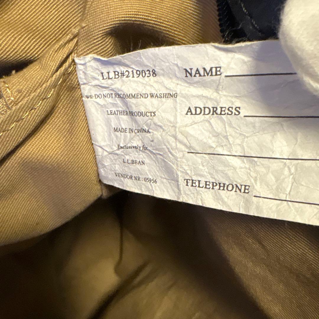 l.l.Bean レザートートバッグ
