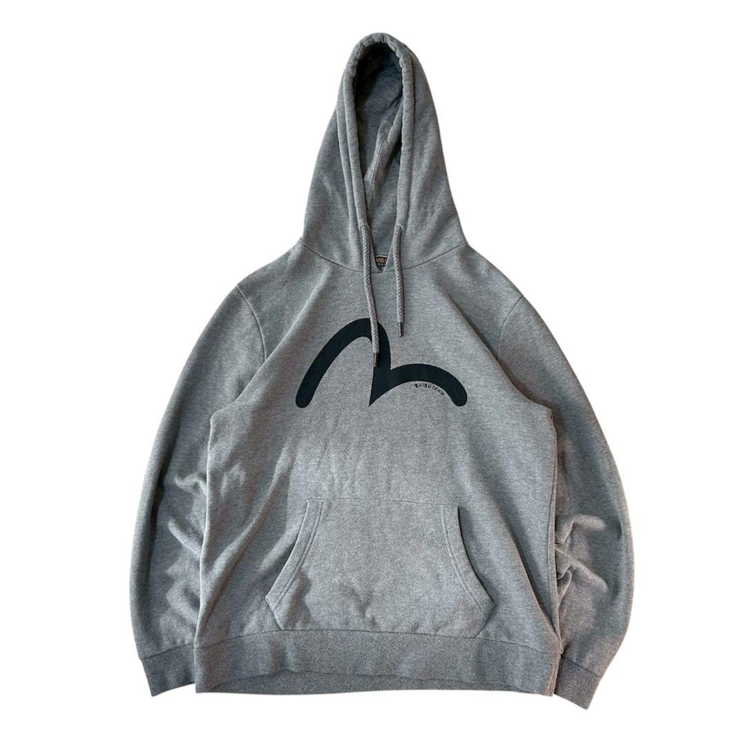 Evisu エヴィス エビス グレー パーカー