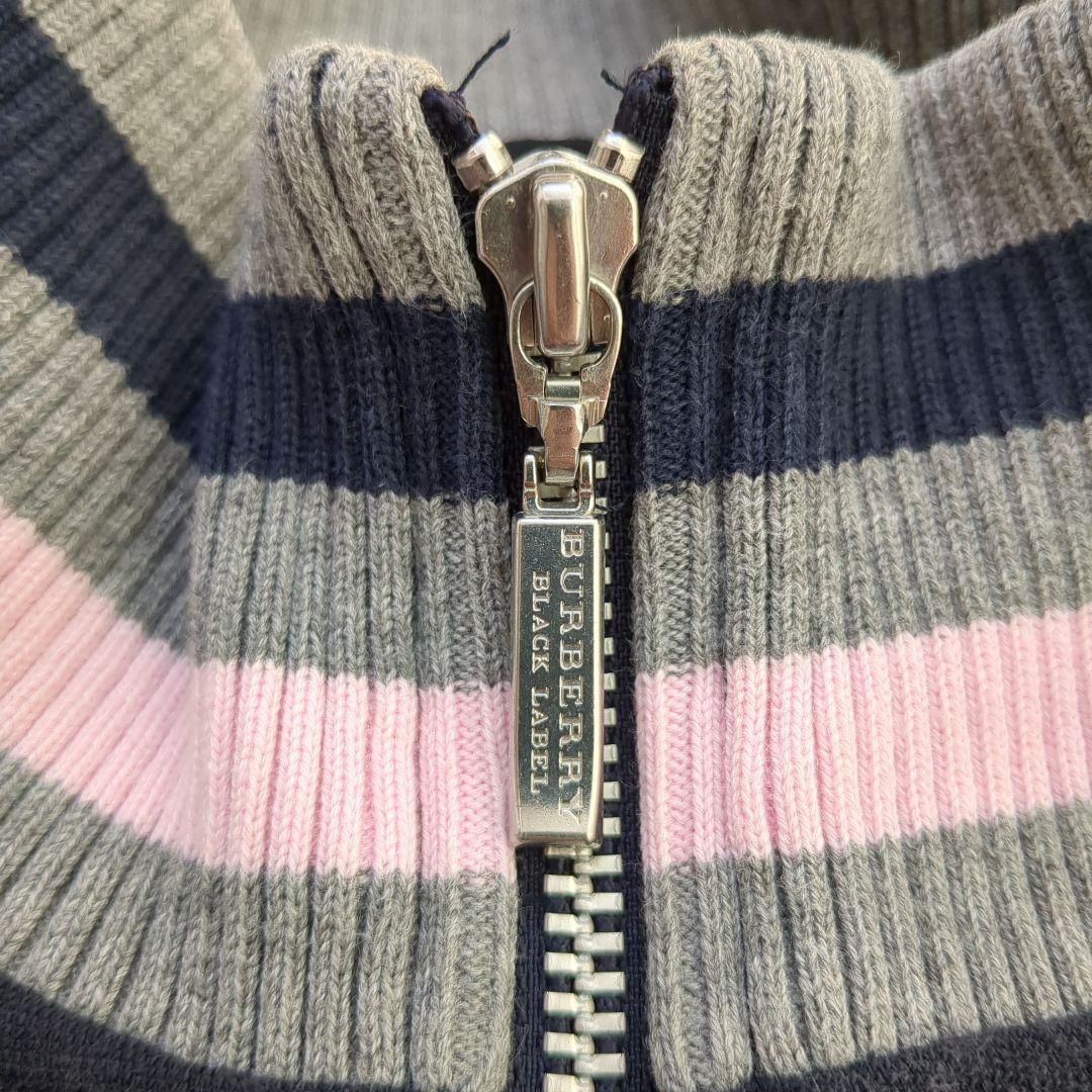 BURBERRY BLACK LABEL ジップジャケット 紺 M