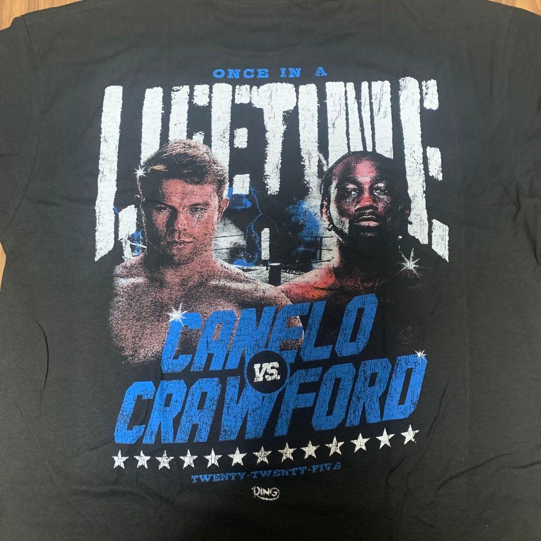 おまけ付 公式 カネロ クロフォード 現地ラスベガス購入 マッチTシャツ