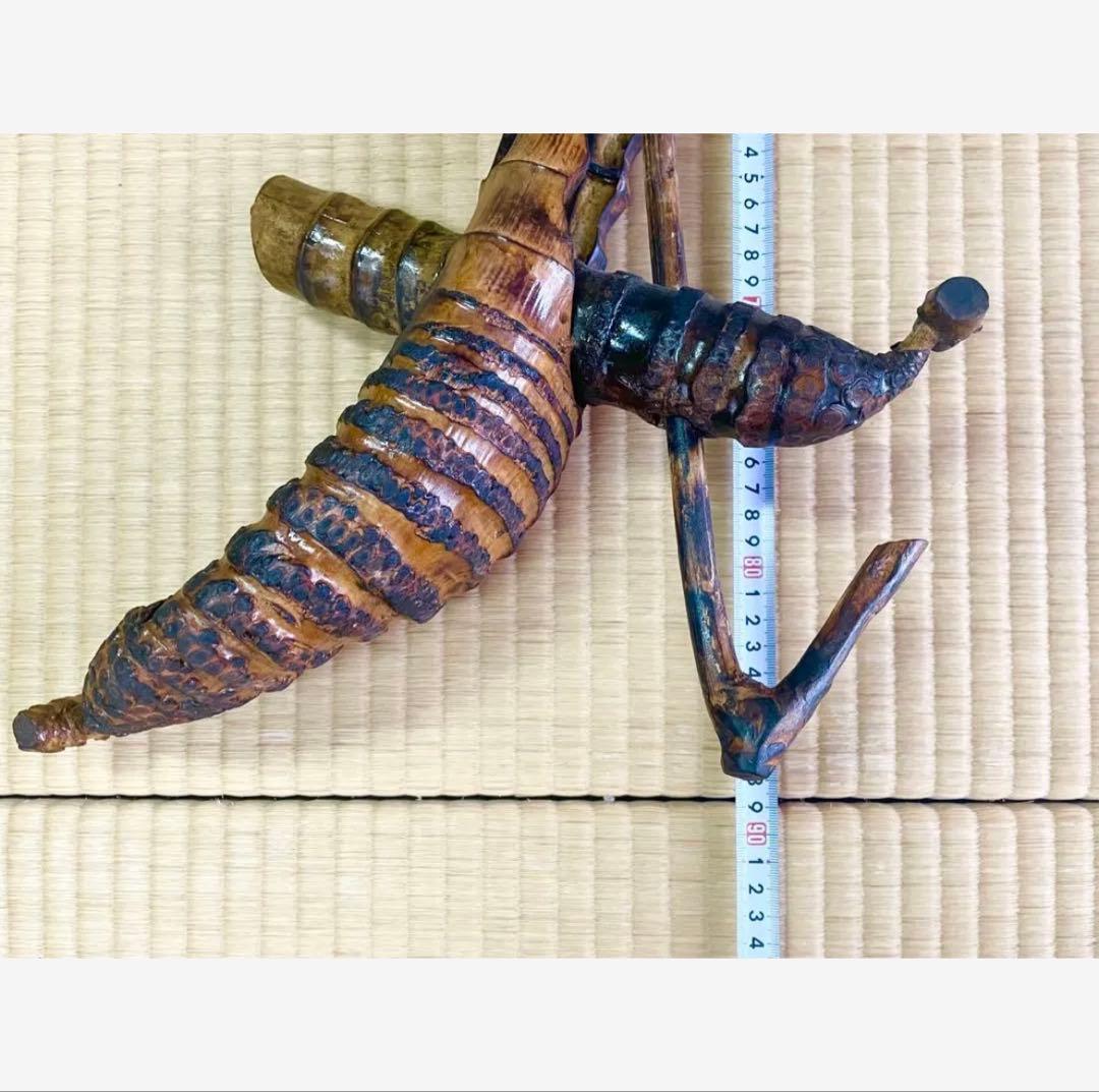 D*P様 囲炉裏自在鉤　竹製　古民具