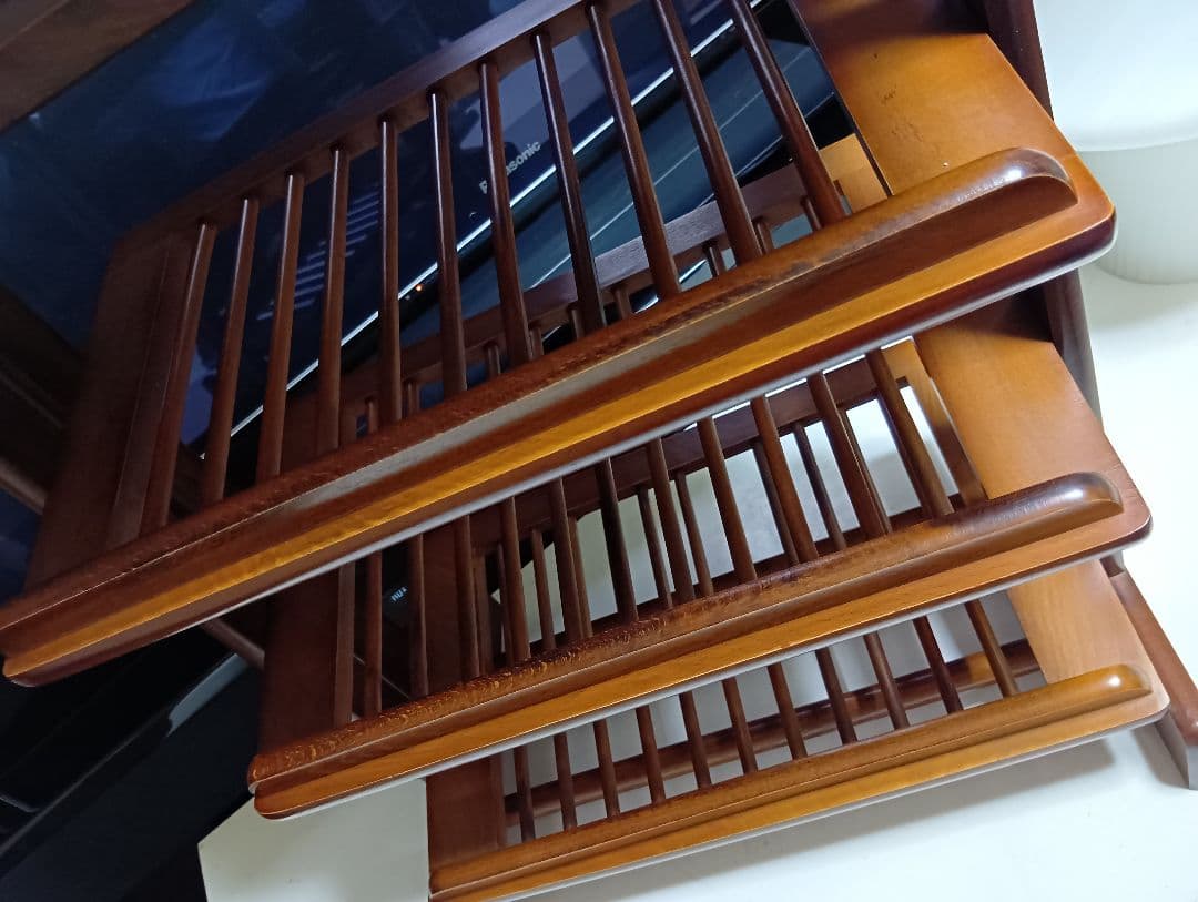 1970's　北欧　ミッドセンチュリーモダン　ルーバー　ラック　サイドテーブル