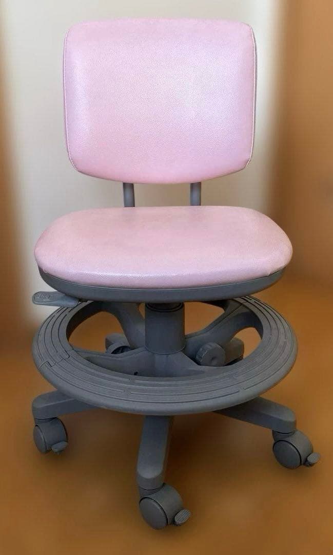 学習机 イス　女の子用　収納力抜群