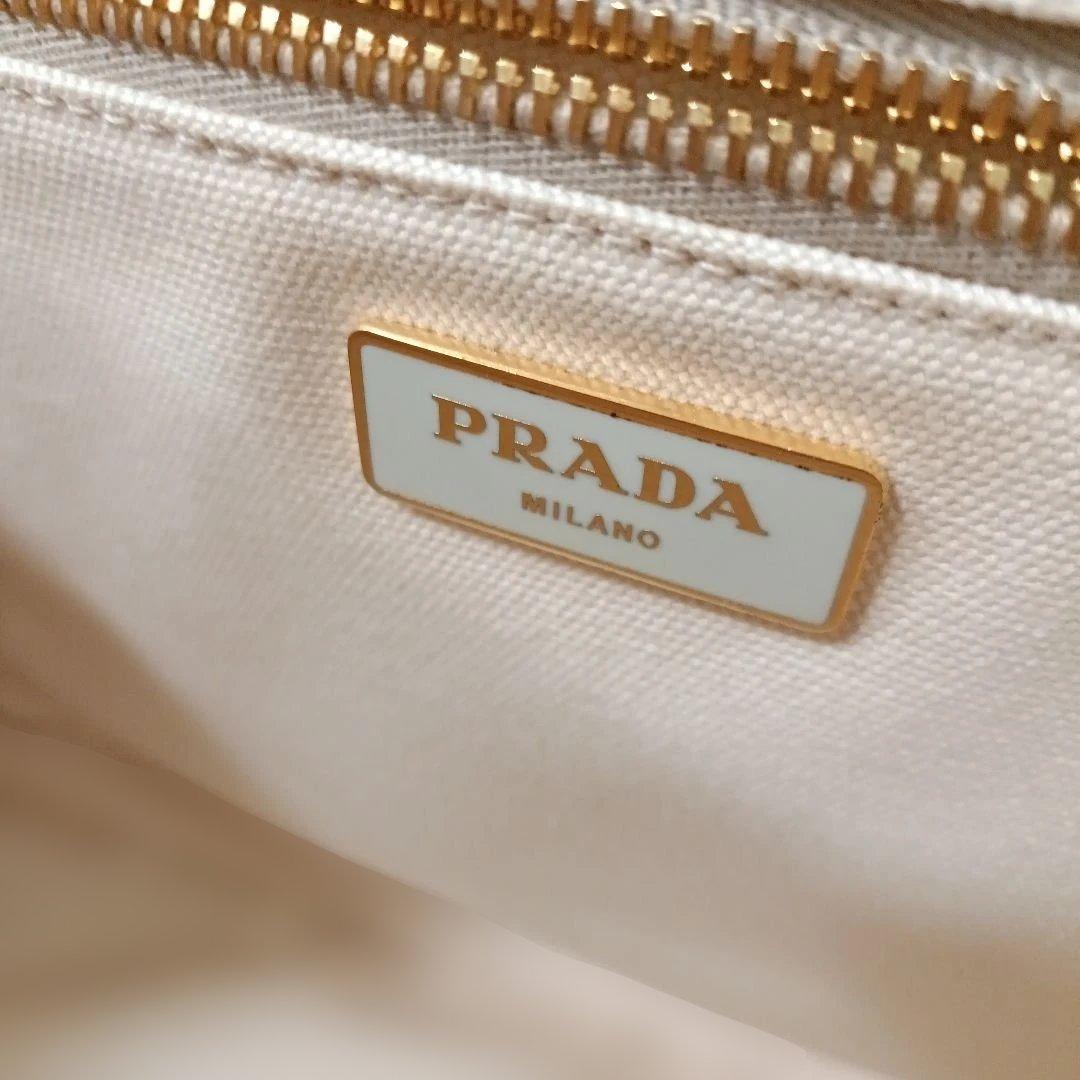 美品　ギャランティ有　PRADA　プラダ カナパ ラージトート