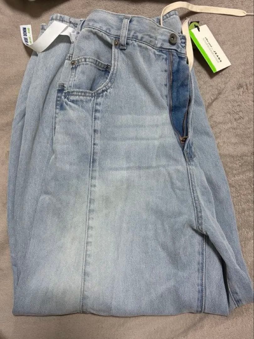 【新品】3Dドロップ デニム パンツ ニコアンド M