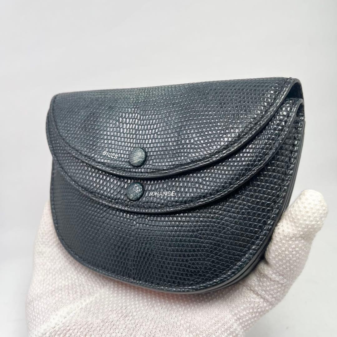 【超希少】キャプテンサンシャイン 半円財布　リザード型押し　レザー　美品