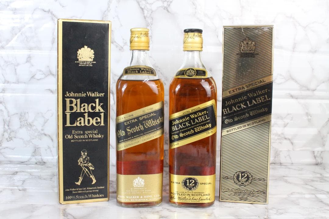 ♡ Johnnie Walker Black/RED RAVEL 4本セット