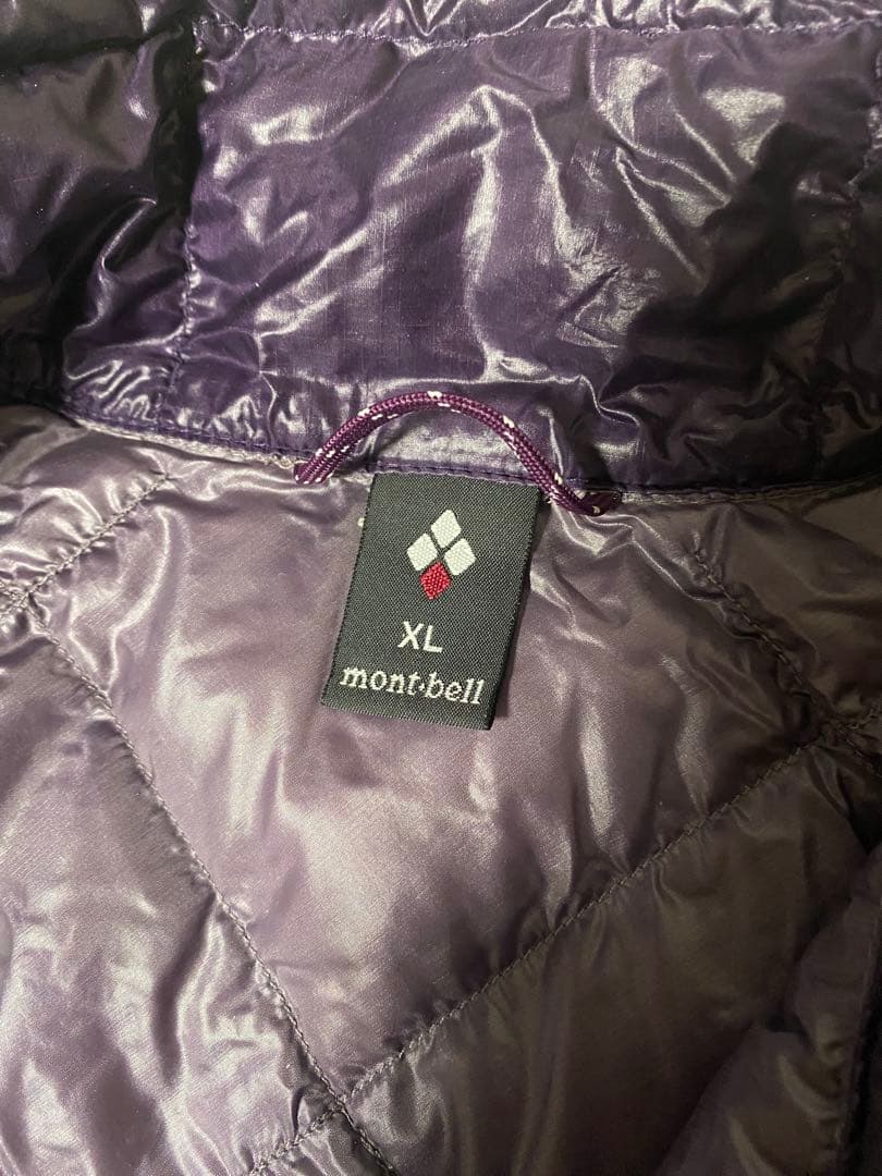 s*t様 mont-bell 紫色 ダウンジャケット XL