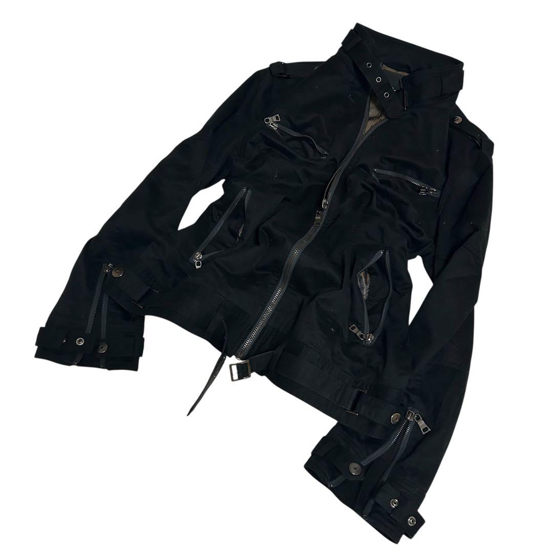 00's ギミック　ブルゾンジャケット　グランジ　y2k モード