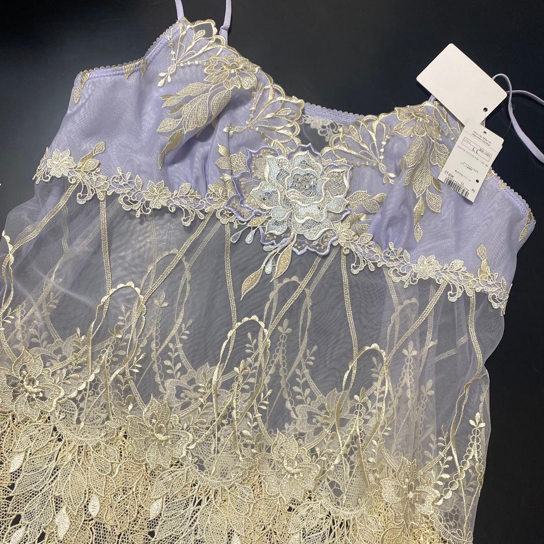 希少品　サルート34 キャミソール　LLサイズ　PUカラー