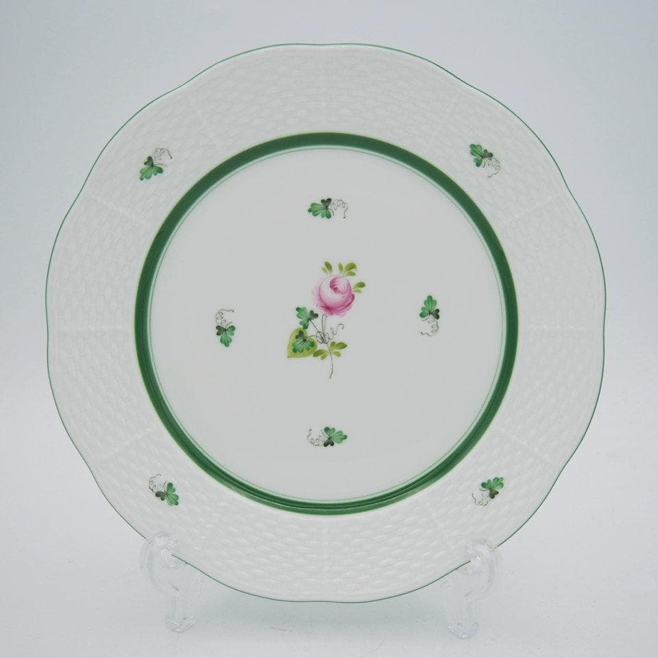 ヘレンド ウィーンの薔薇 521/VRH 23cm ランチプレート ペア #1