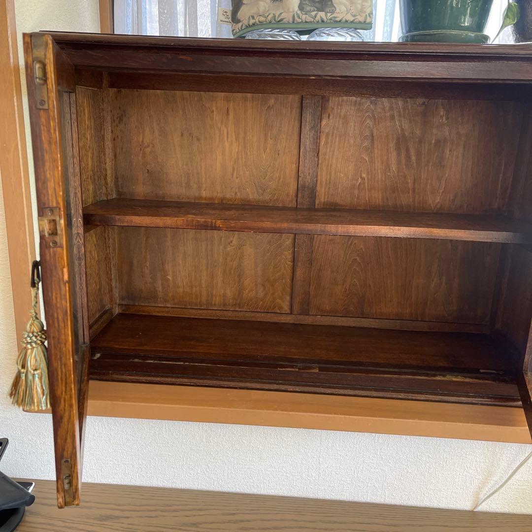 アンティーク　キャビネット　イギリス製