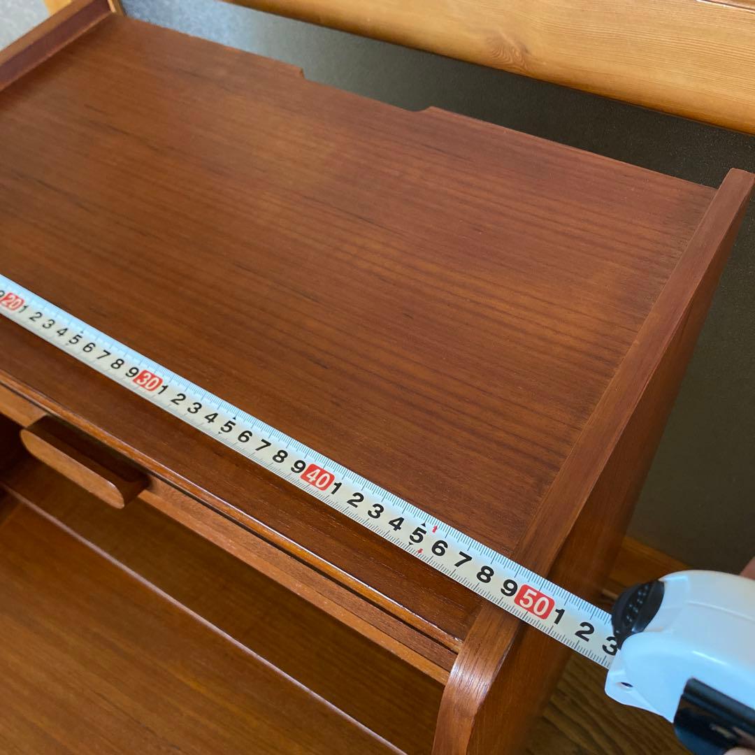 可愛い】ライティングテーブル　蛇腹扉　レトロ