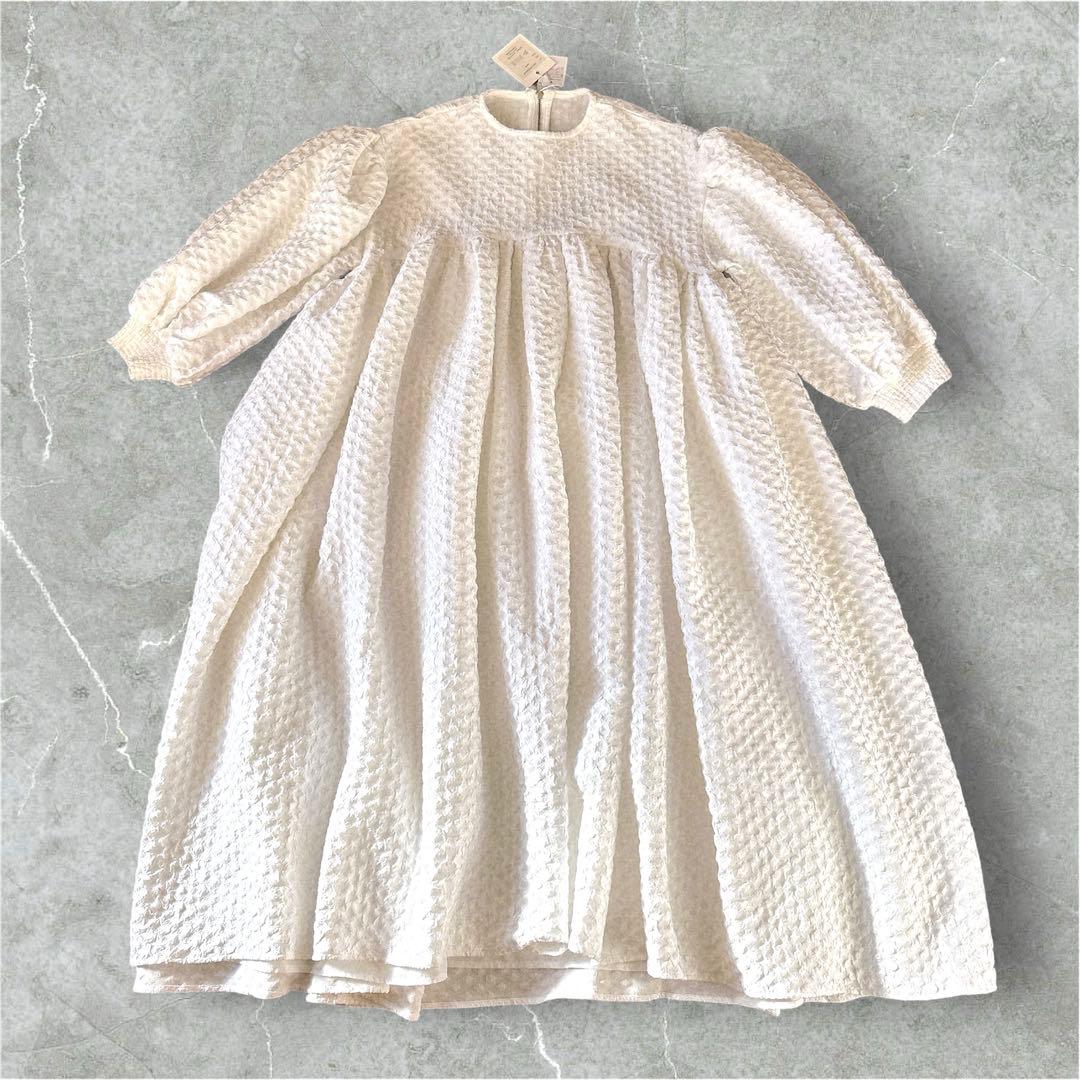 【新品】Bibiy JULIANNE DRESS ジャガードボリュームワンピース