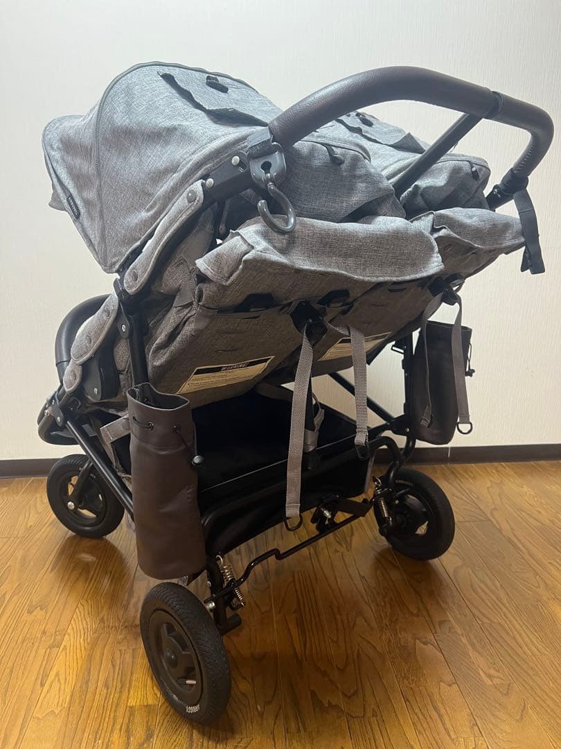 ★2人乗りベビーカー AIR BUGGY ココダブルEXフロムバース（美品）★