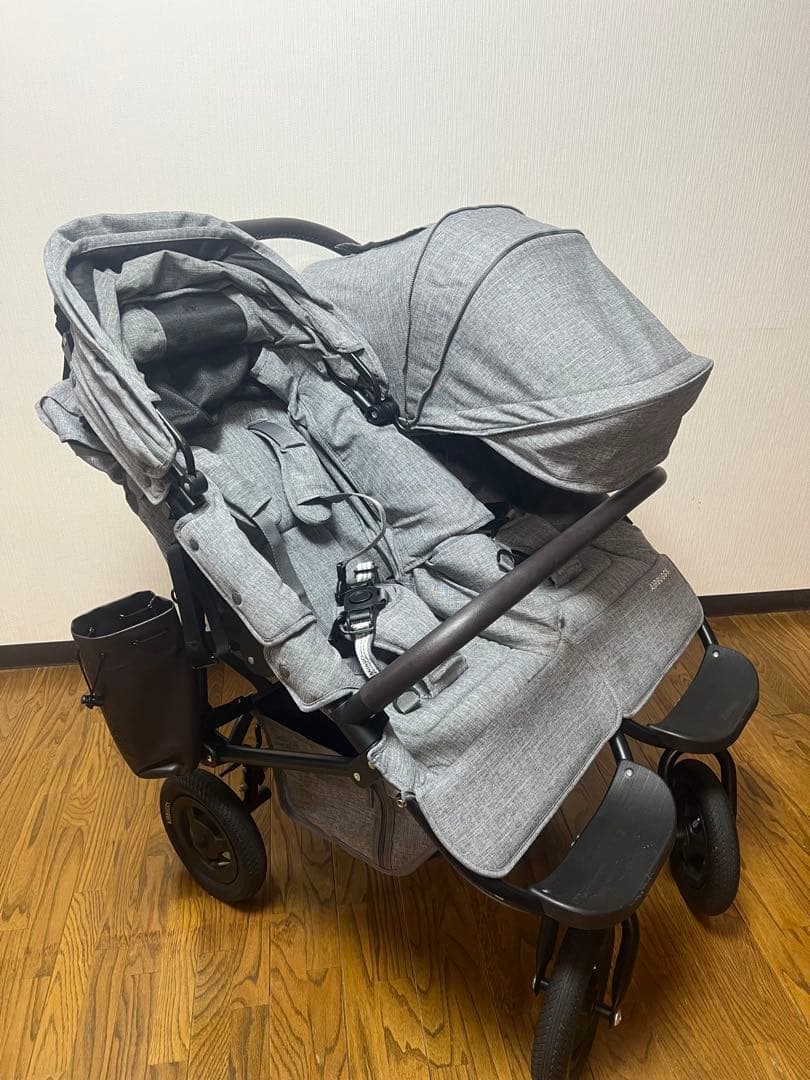 ★2人乗りベビーカー AIR BUGGY ココダブルEXフロムバース（美品）★