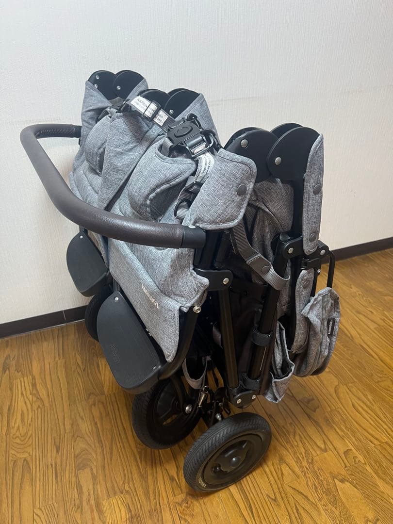 ★2人乗りベビーカー AIR BUGGY ココダブルEXフロムバース（美品）★