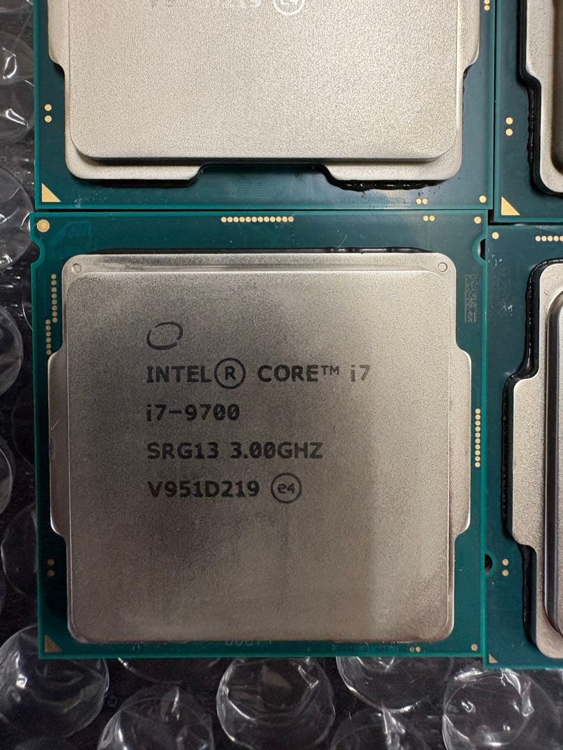 Intel cpu (i7-9700x3) (i5-10505x1) 4個セット