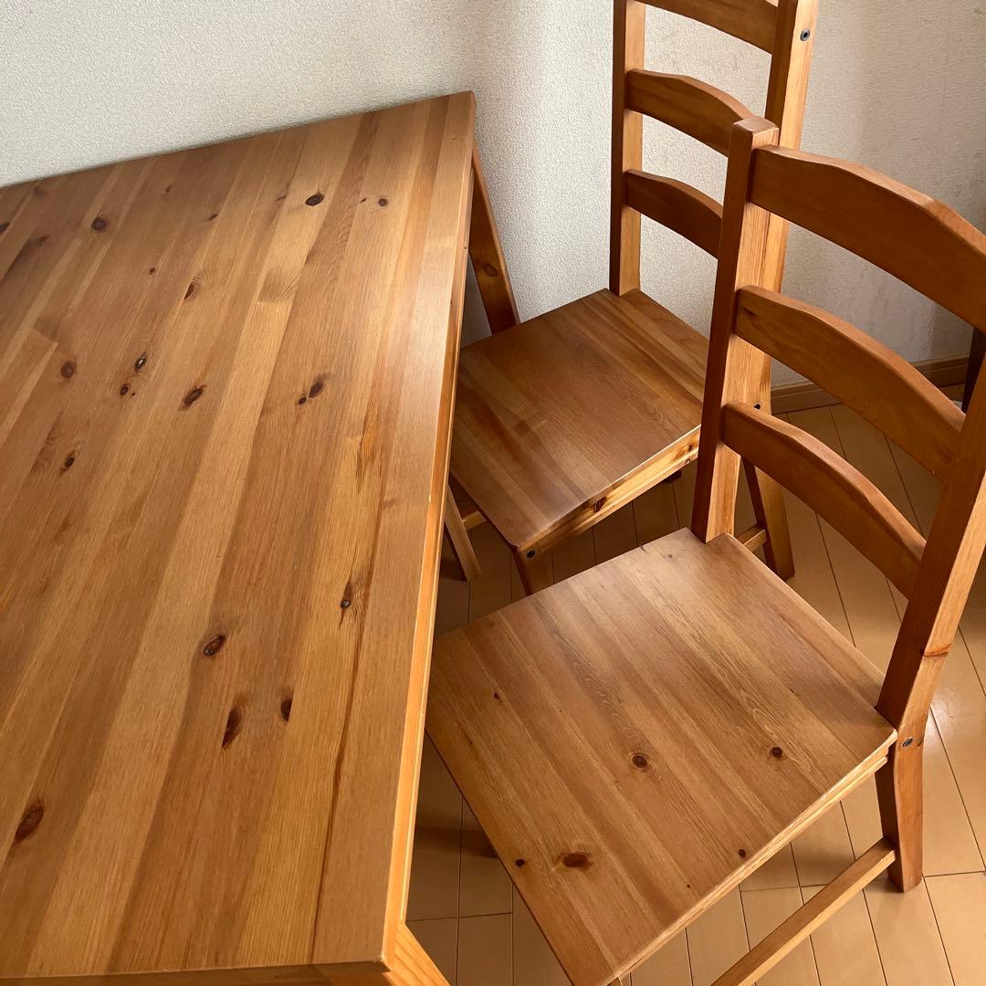 IKEA ヨックモック　ダイニングテーブルセット（引き取りに来てくださる方）