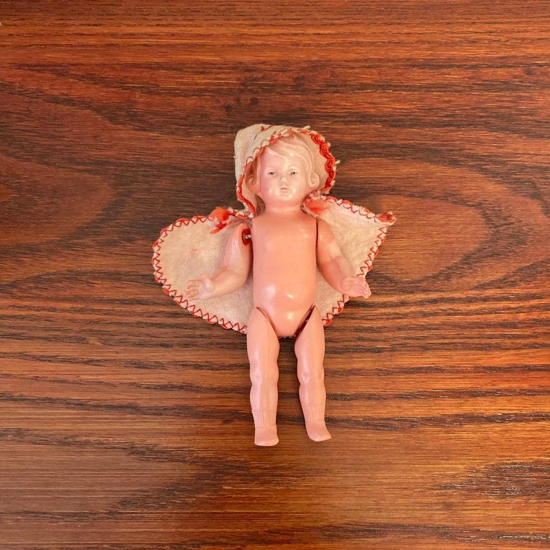 シルトクレート社　セルロイド　人形　ドール　ドイツ　ヴィンテージ　アンティーク