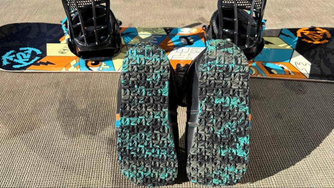 K2 スノーボード キッズ 子供用3点セット 板100cm ブーツ18.5cm