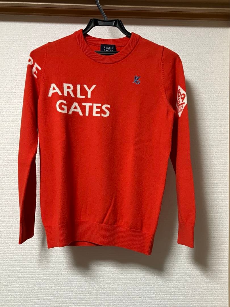 PEARLY GATES オレンジ セーター サイズ0