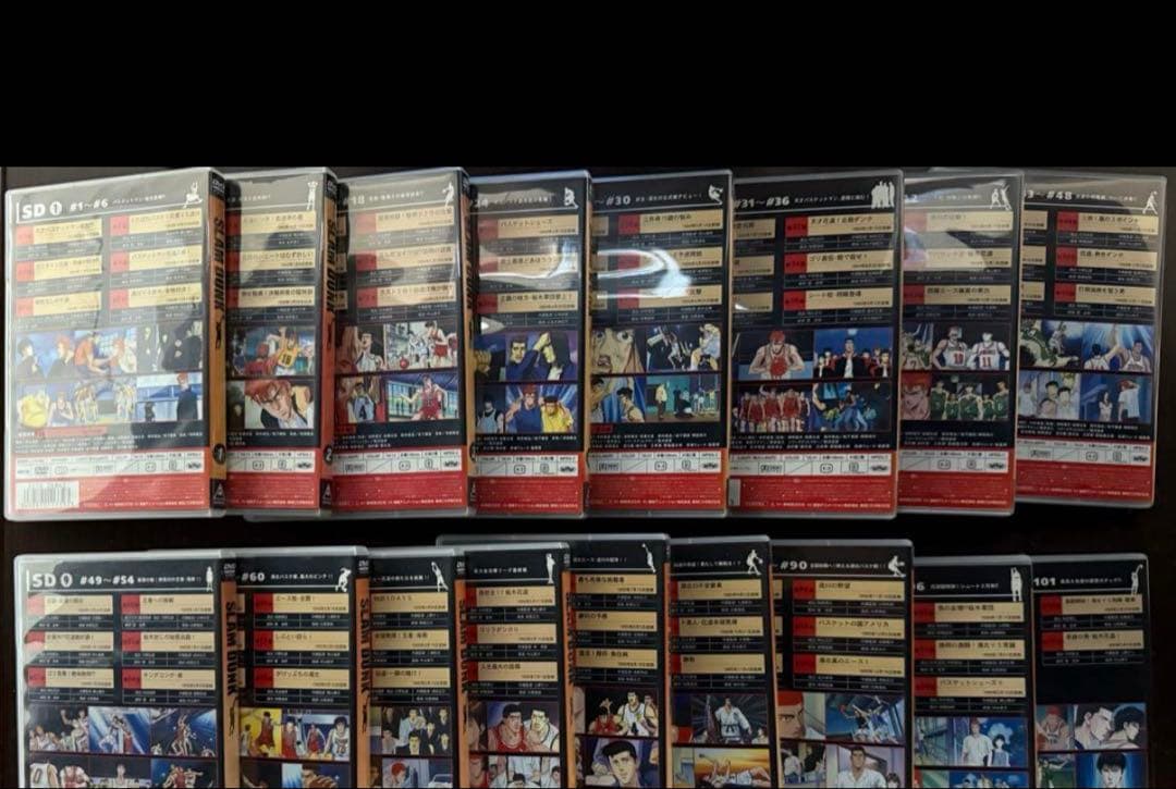 【チカコ　12/1取置き】SLAM DUNK DVD 全17巻セット