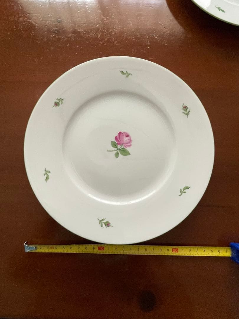 Wien アウガルテン ウィンナーローズ 25㎝プレート 2枚セット