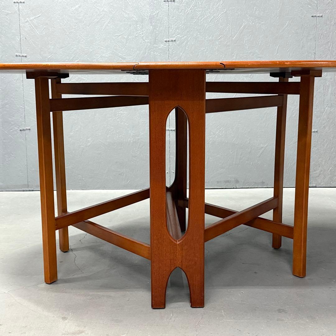 Jentique(ジェンティーク) ドロップリーフ オーバルテーブル (502)