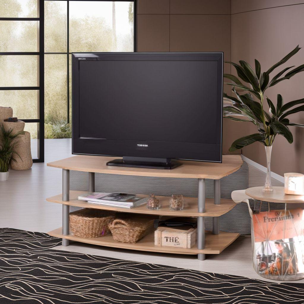 多用途ナチュラルカラーTVラック - 26インチ対応　TVボード