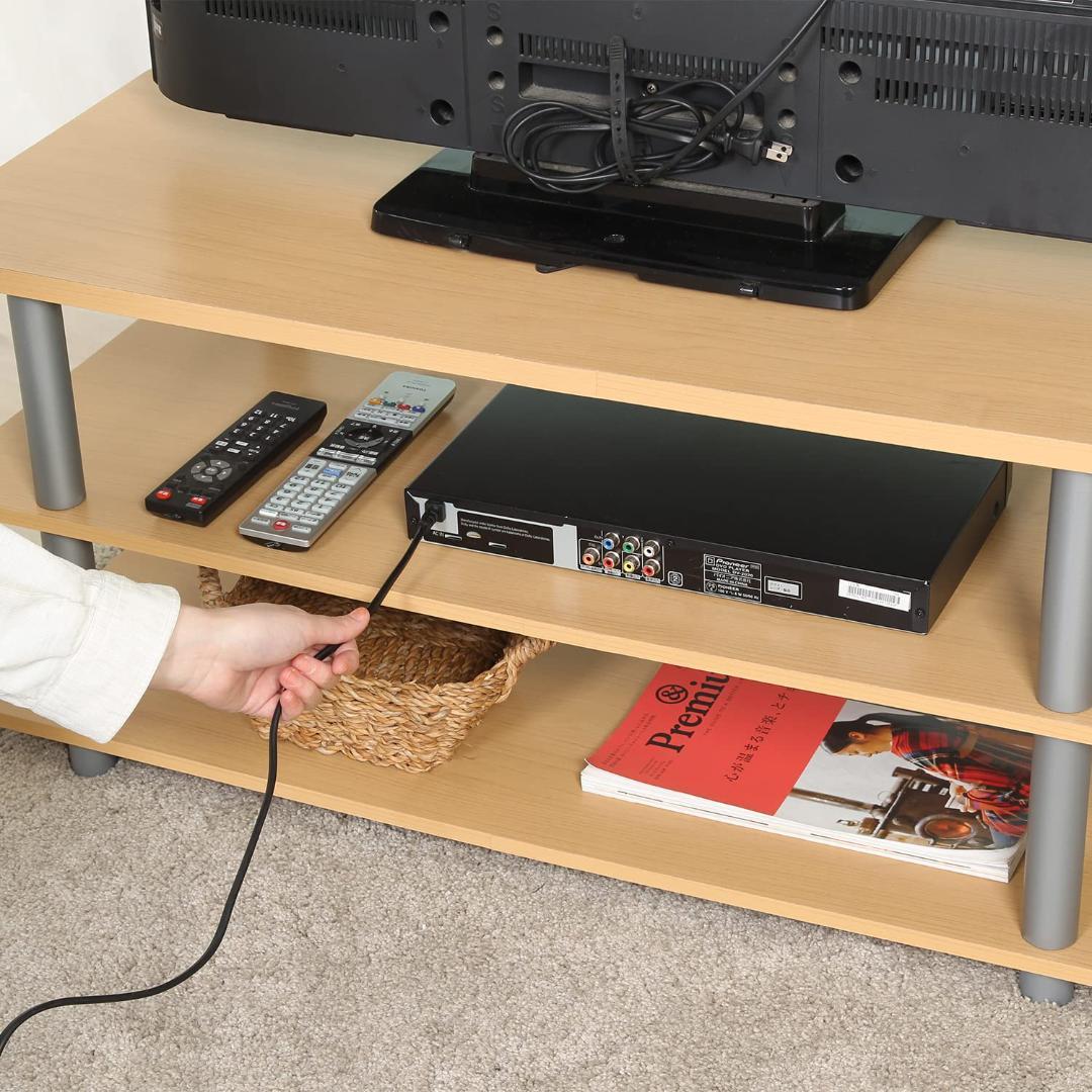 多用途ナチュラルカラーTVラック - 26インチ対応　TVボード