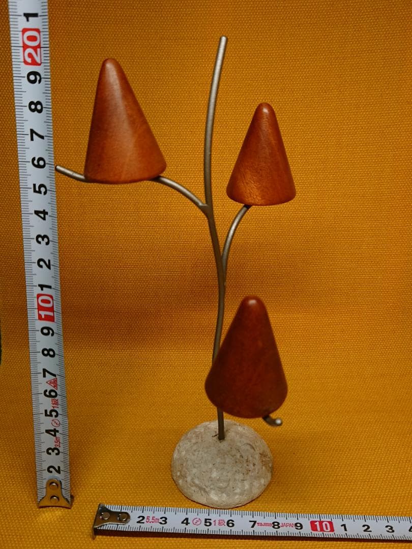 【美品】リングホルダー　スタンド　置物　インテリア　工芸品　美術品　A1214