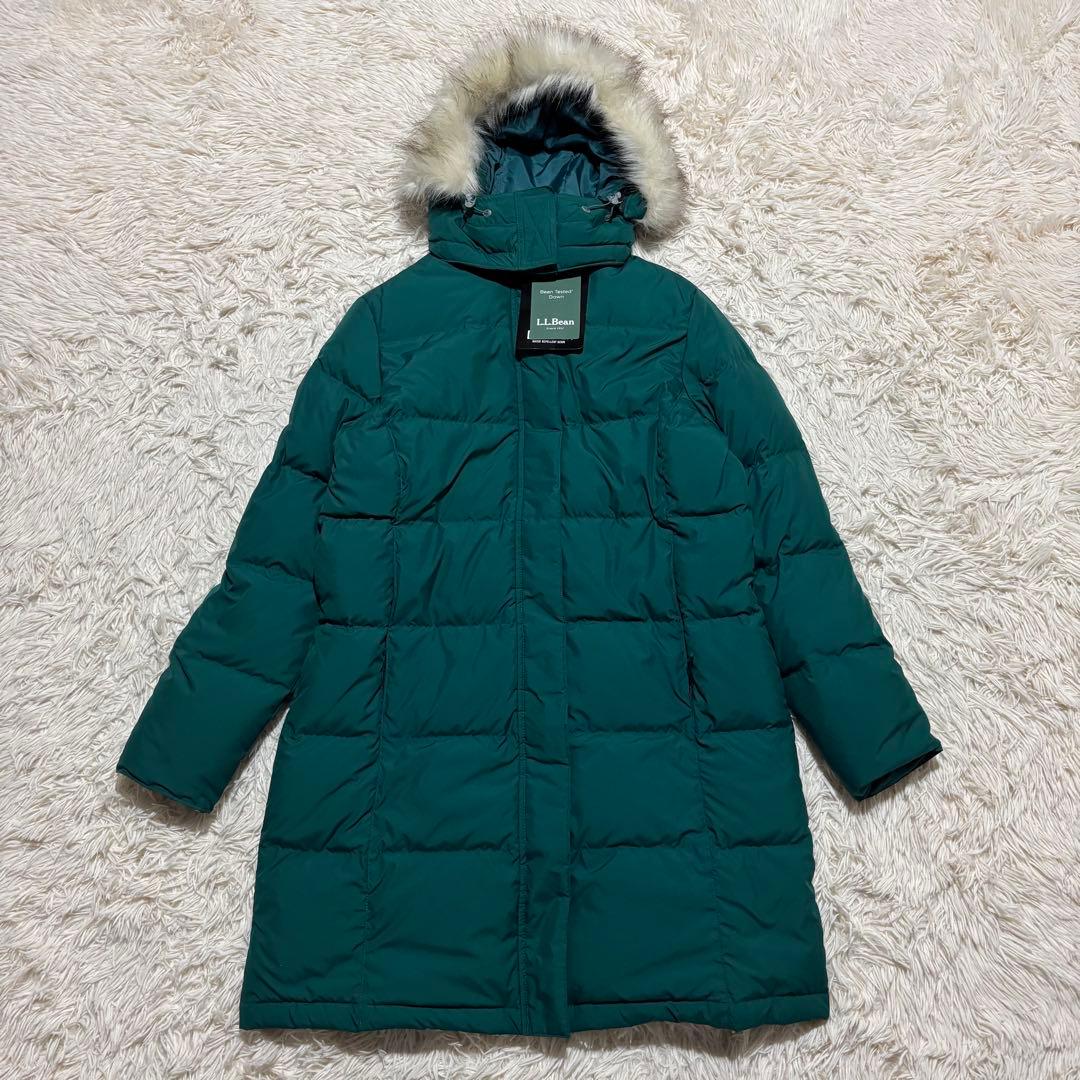 新品 エルエルビーン ウィメンズウルトラウォームコート ロングダウンファー 軽量
